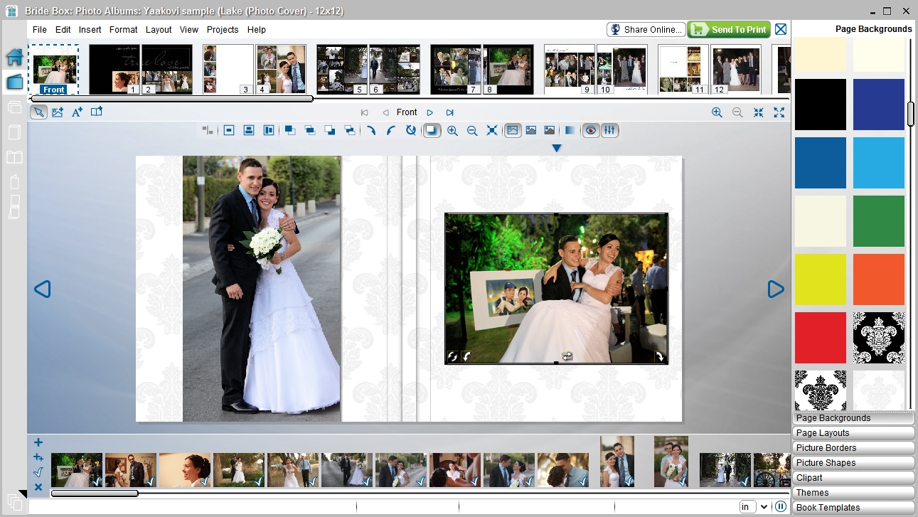 digital wedding album software